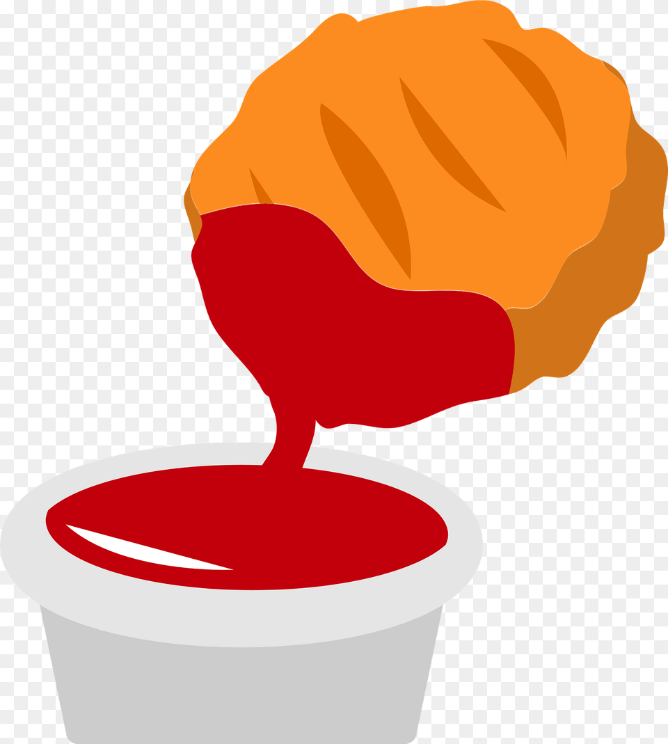 Chicken Nugget Clipart, Food, Ketchup Free Transparent Png