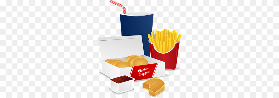 Chicken Nuggets Food, Lunch, Meal, Fries Png Image