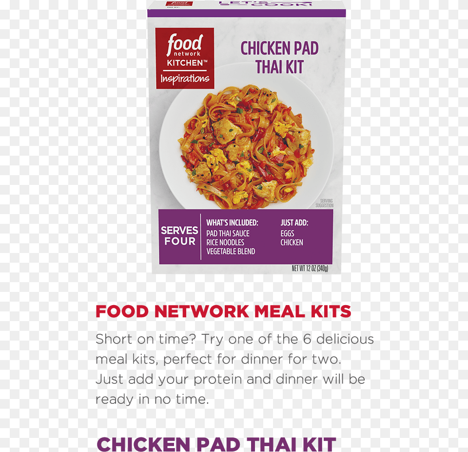 Chicken Pad Thai Chicken Pad Thai Food Network Boxed Meals, Advertisement, Poster Free Transparent Png