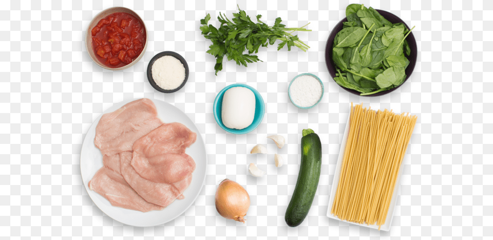Chicken Parmesan With Fresh Mozzarella Amp Spinach Zucchini Spinach, Food, Ketchup, Leafy Green Vegetable, Plant Png Image