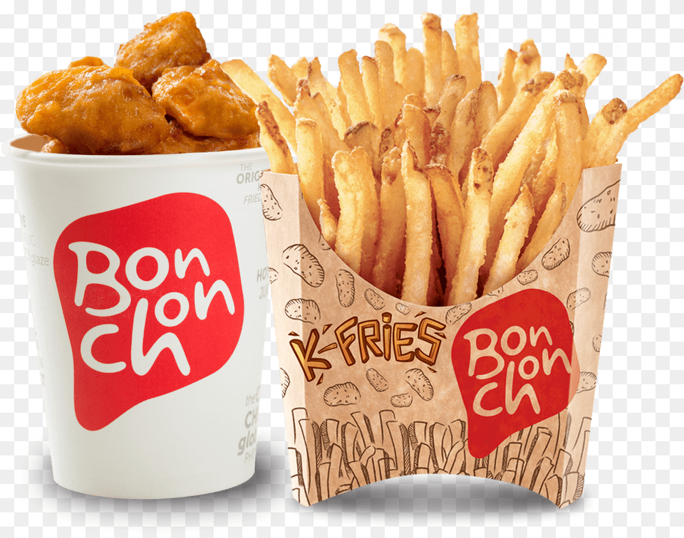 Chicken Poppers With Kfries Bonchon Menu Fries, Food Png