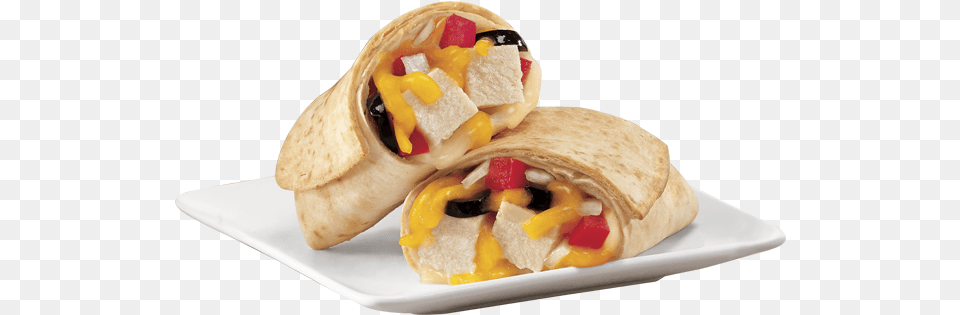 Chicken Quesadilla Snack Melt Crpe, Food, Sandwich, Bread, Burrito Png Image