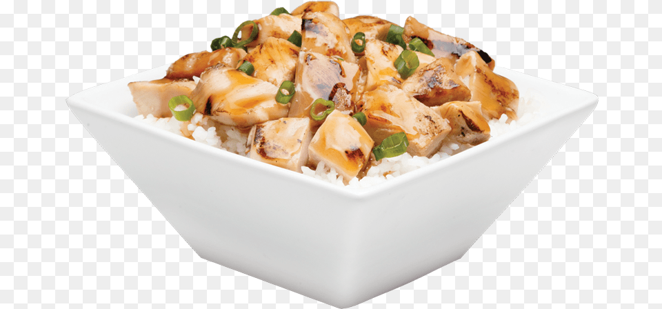 Chicken Rice Bowl Vegetable, Food, Food Presentation, Plate, Lunch Png Image
