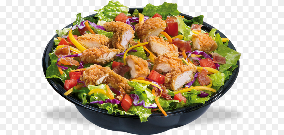 Chicken Salad Clipart Crispy Chicken Blt Salad Dairy Queen, Food, Lunch, Meal, Dining Table Png Image