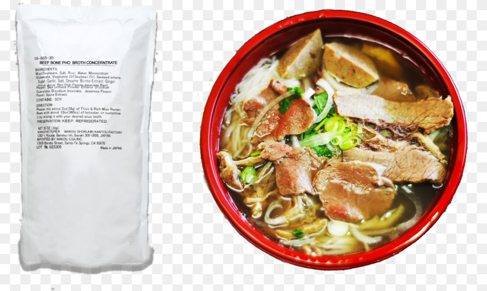 Chicken Soup Clipart Pho Soup Okinawa Soba, Bowl, Dish, Food, Meal Png