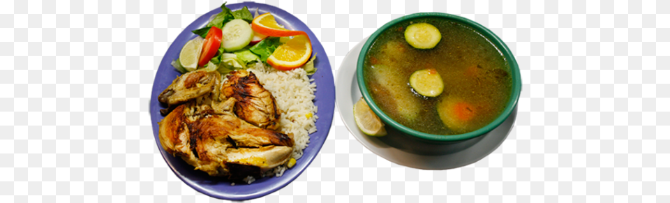 Chicken Soup Sopa De Gallina Asada, Dish, Food, Lunch, Meal Png