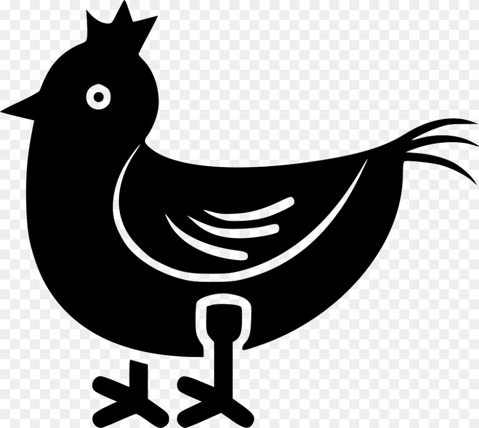 Chicken Steller S Jay, Stencil, Silhouette, Animal, Bird Png Image