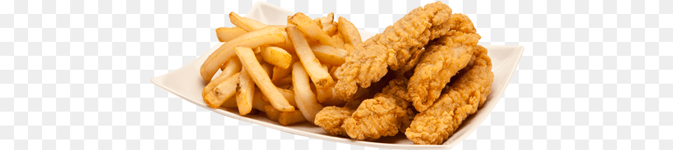 Chicken Strips 1 For 1 Pizza, Food, Fries, Fried Chicken Free Png Download