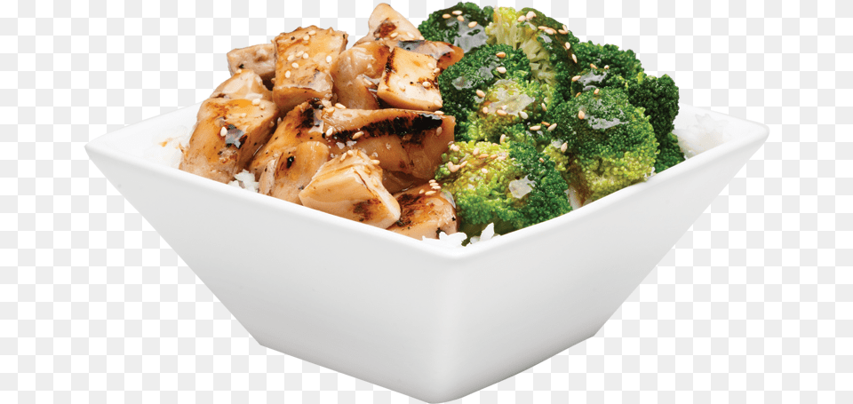 Chicken Teriyaki Bowl Teriyaki Chicken, Food, Produce, Broccoli, Plant Free Transparent Png