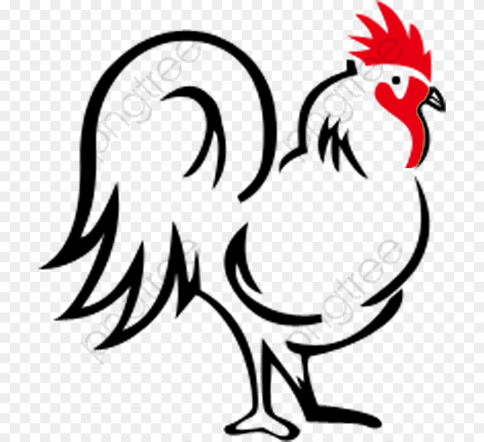 Chicken Vector Vector Chicken Clipart, Animal, Bird, Fowl, Poultry Png Image