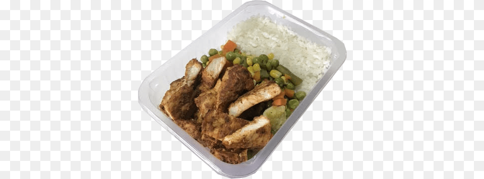 Chicken White Rice Mixed Vegetables White Rice, Food, Lunch, Meal, Meat Free Png Download