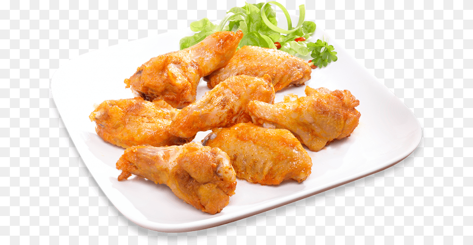 Chicken Wings Bag, Food, Fried Chicken, Food Presentation, Plate Png Image
