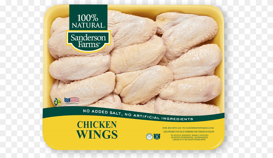 Chicken Wings Family Pack Sanderson Farms Fresh 97 Fat Boneless Skinless, Animal, Bird, Fowl, Poultry Png