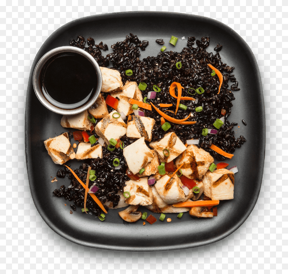 Chicken With Teriyaki Rice Cuisine, Dish, Food, Food Presentation, Meal Free Png Download