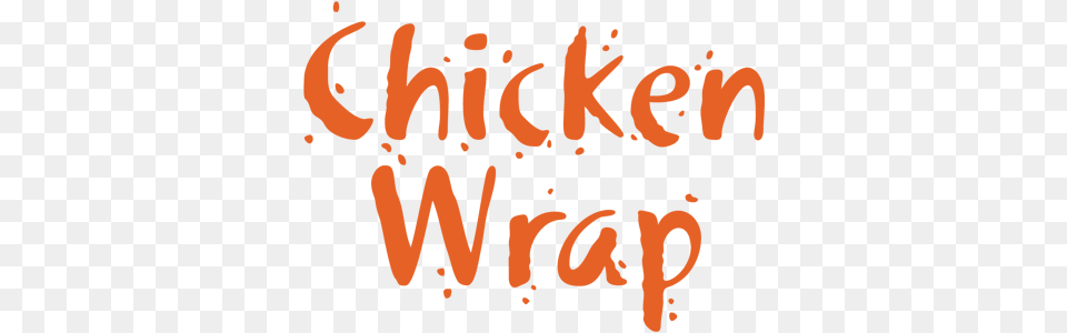 Chicken Wrap Calligraphy, Text Free Png