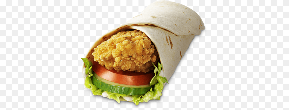 Chicken Wrap Happy Meal Calories 675 Snack Wrap, Burger, Food, Sandwich Wrap, Burrito Free Png Download