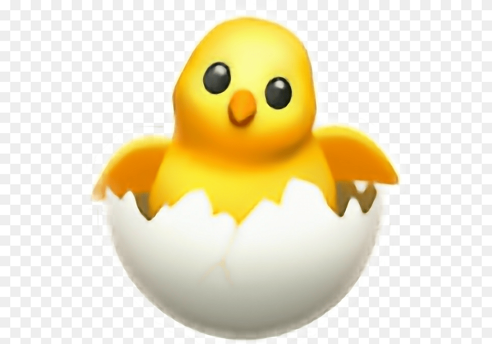 Chicken Yelow Iphone Cute Hatching Chick Emoji, Toy, Egg, Food Png