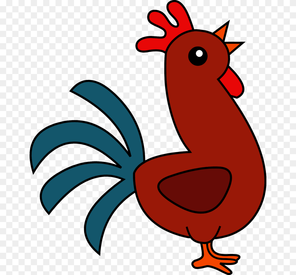 Chickens Clipart Transparent Background Cute Rooster Clip Art, Animal, Bird, Chicken, Fowl Free Png