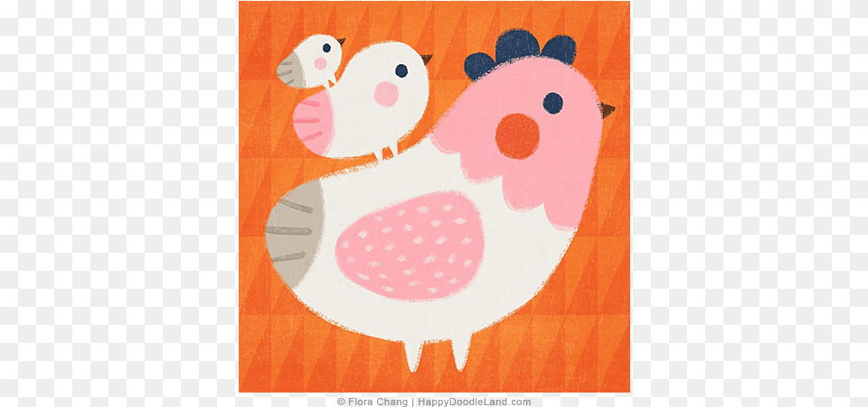 Chickens Flora Chang, Applique, Home Decor, Pattern, Rug Free Transparent Png