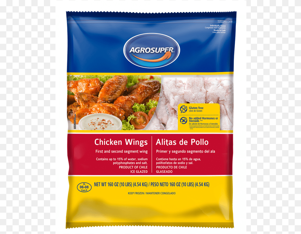 Chickenwings 10lb Agrosuper Boneless Skinless Chicken Breast, Advertisement, Poster, Food, Lunch Png Image