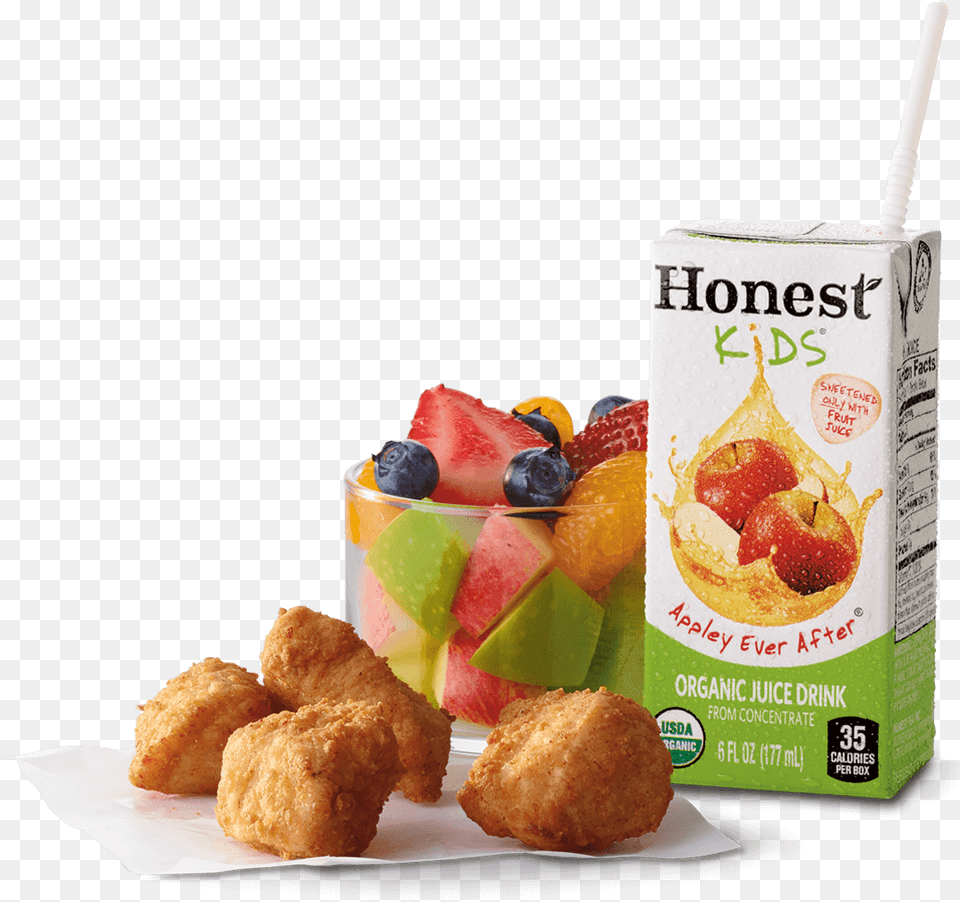Chickfila Kids Meal, Food, Fried Chicken, Nuggets, Bread Png Image
