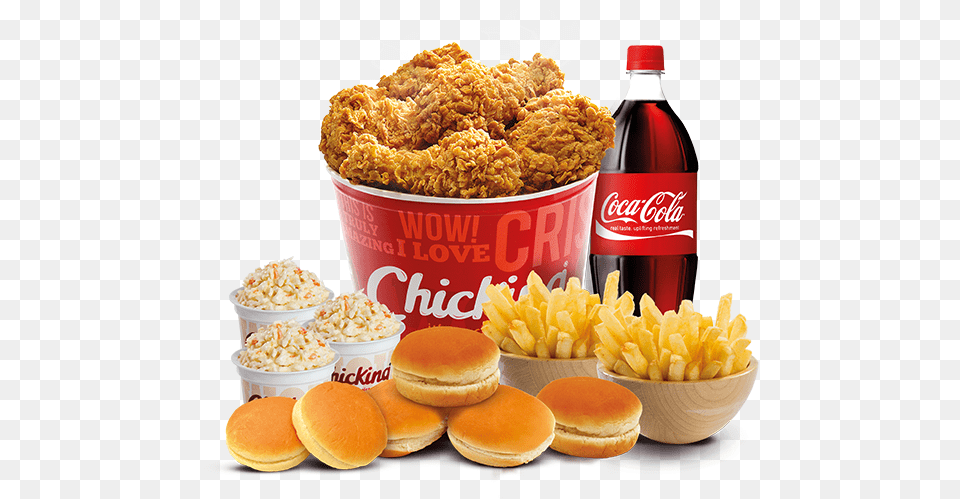 Chicking Fried Chicken Bucket, Lunch, Meal, Food, Fried Chicken Png Image