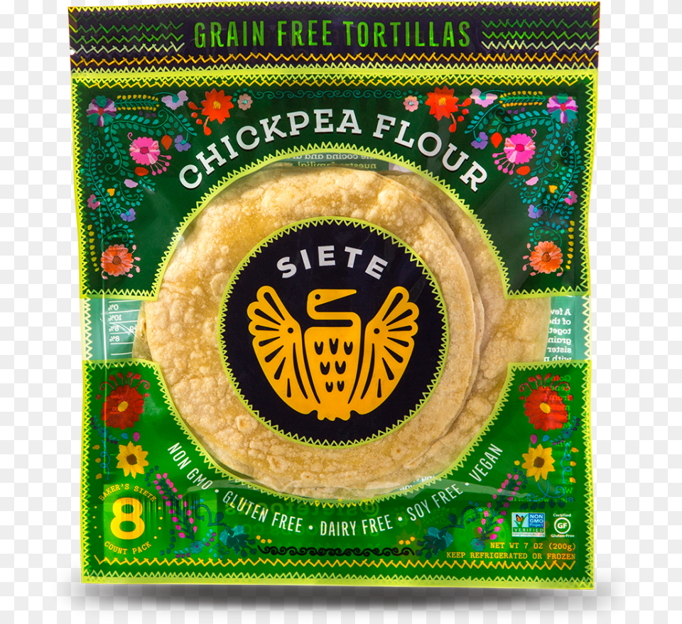 Chickpea Flour Tortillas Siete Foods Tortillas, Bread, Food, Pancake Png Image