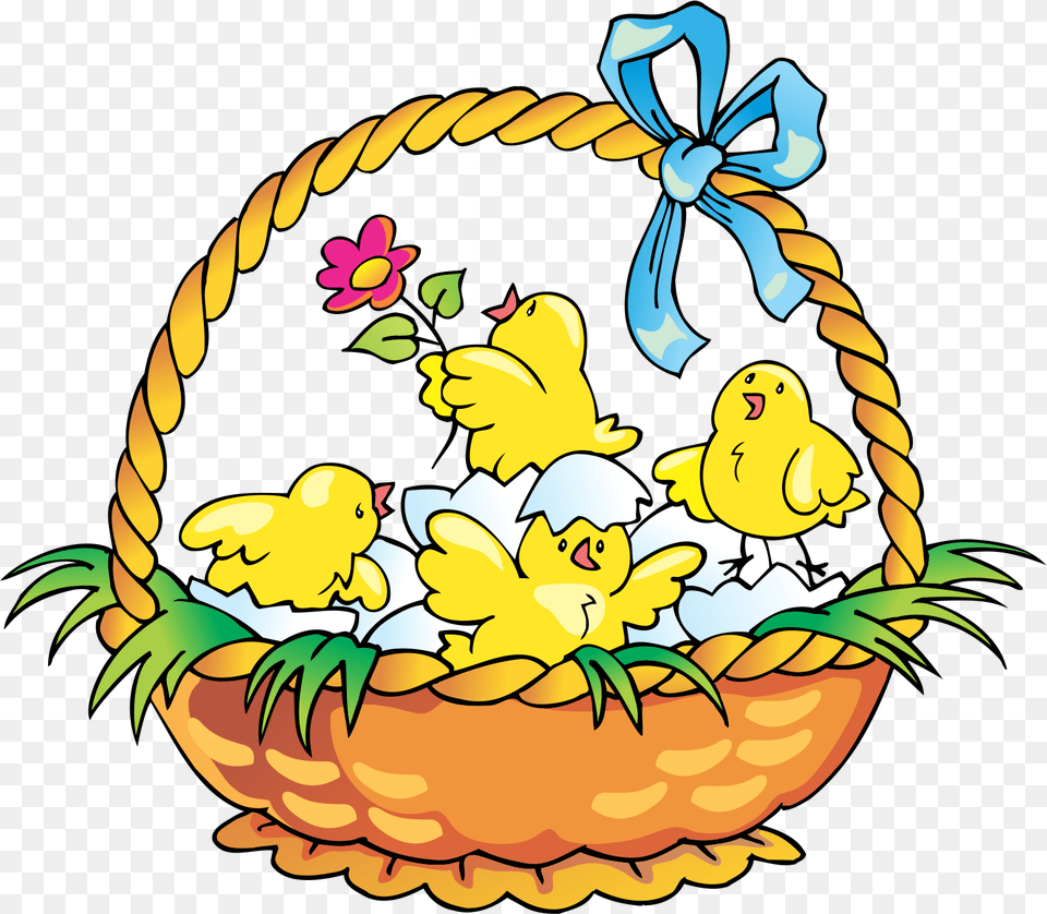Chicks Dibujos Easter Clip Art And Cards, Basket, Dynamite, Weapon, Animal Png Image