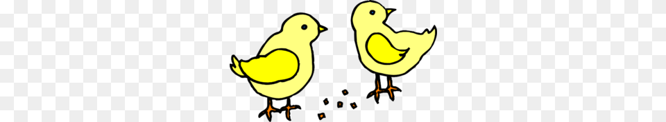 Chicks With Feed Clip Art, Animal, Bird, Peeps Free Png