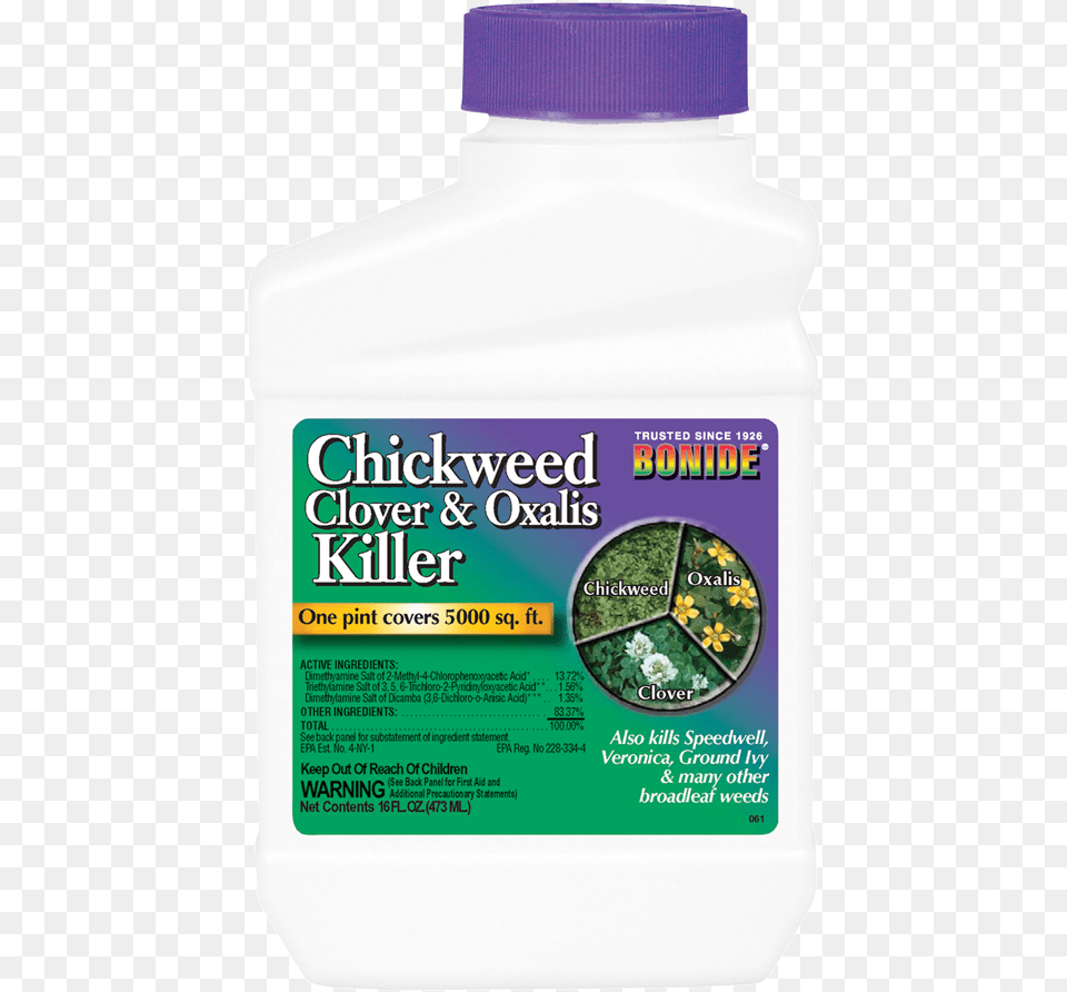 Chickweed Clover Amp Oxalis Killer Concentrate Tread, Herbal, Herbs, Plant, Bottle Free Png Download