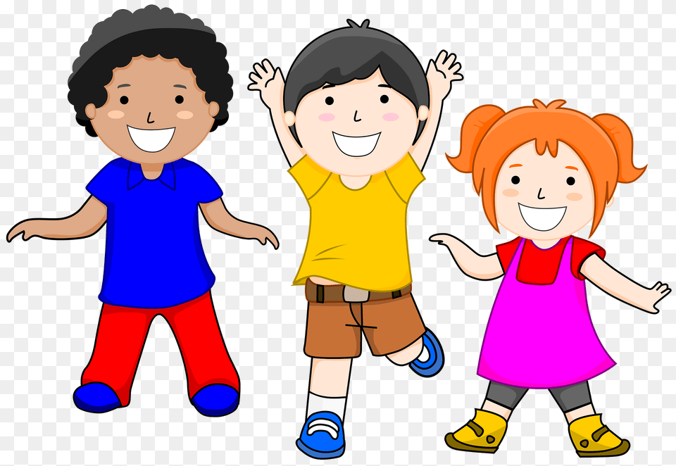 Chidren Playing Clipart, Baby, Person, Book, Comics Png Image