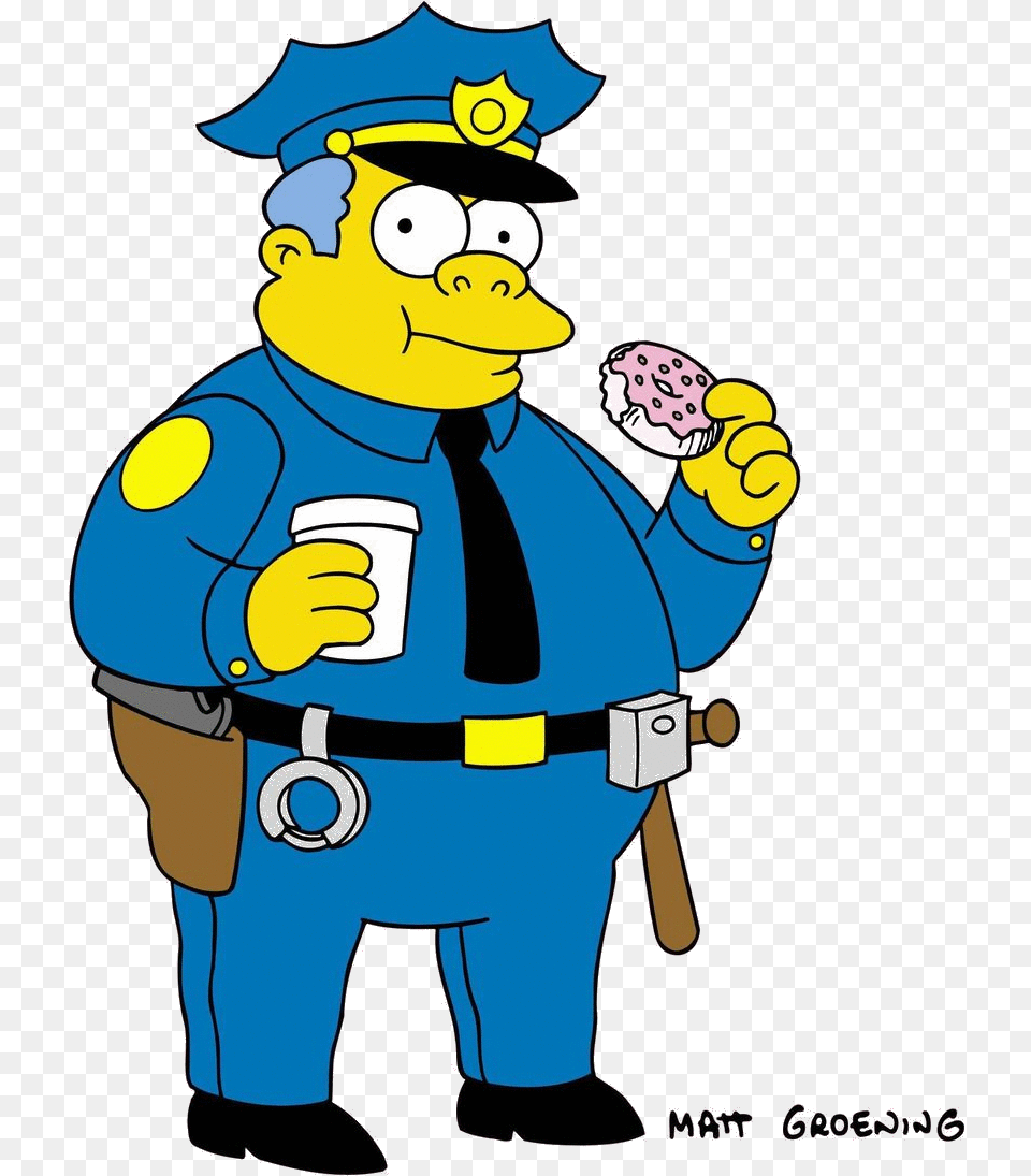 Chief Wiggum, Baby, Person, Face, Head Free Png