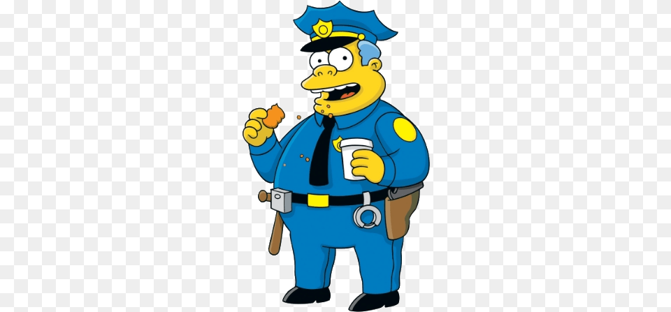 Chief Wiggum Simpsons Polizist, Baby, Person Free Png