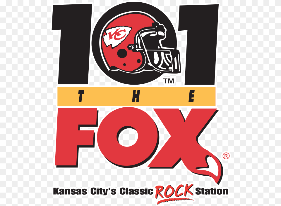 Chiefs Radio Network 101 The Fox, Helmet, American Football, Football, Person Png