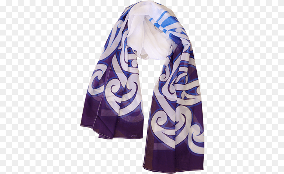 Chiffon Scarf Moana Blue Scarf, Adult, Clothing, Female, Person Png Image