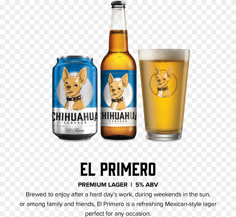 Chihuahua, Alcohol, Beer, Lager, Glass Png