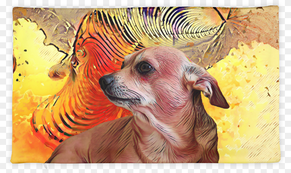 Chihuahua Pillow Case Chihuahua, Art, Modern Art, Painting, Animal Free Png