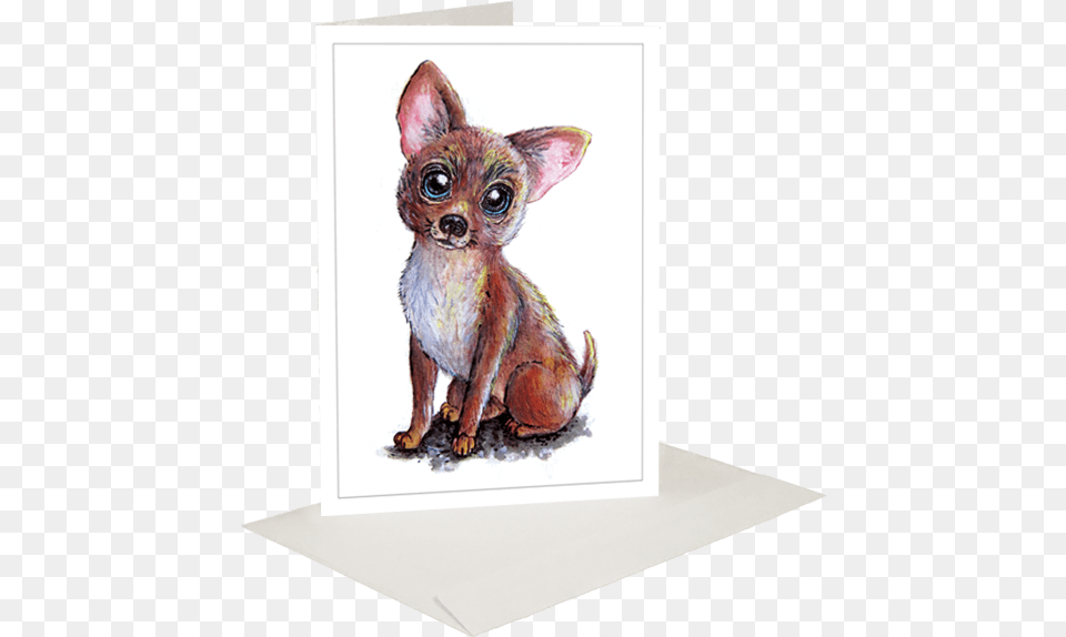 Chihuahua Quickie Greeting Card Greeting Card, Animal, Mammal, Pet, Dog Free Transparent Png
