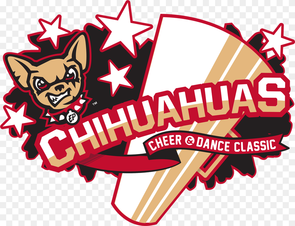 Chihuahuas Cheer Amp Dance Classic El Paso Chihuahuas, Sticker, Advertisement, Dynamite, Poster Free Png