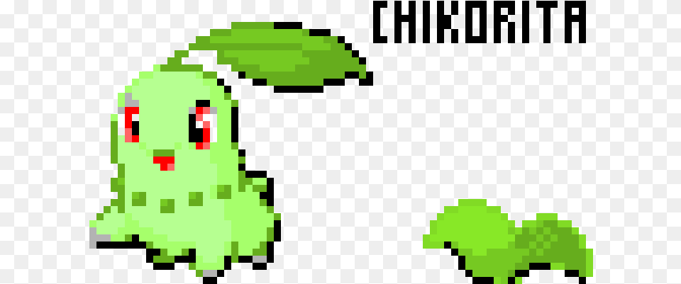 Chikorita Pixel Art Pixel Art, Green, Cross, Symbol Free Transparent Png
