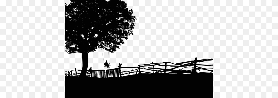 Child Nature, Night, Outdoors, Silhouette Png Image