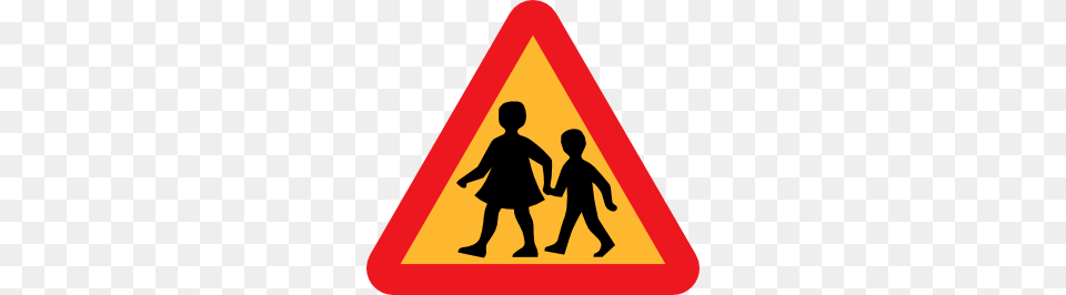 Child And Parent Crossing Road Sign Clip Art, Symbol, Boy, Male, Person Free Transparent Png