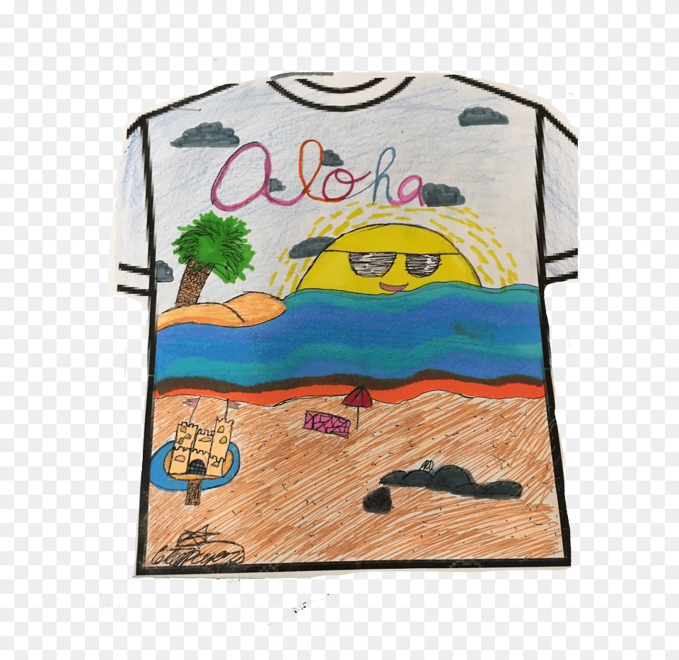 Child Art, Clothing, T-shirt, Painting, Shirt Png Image