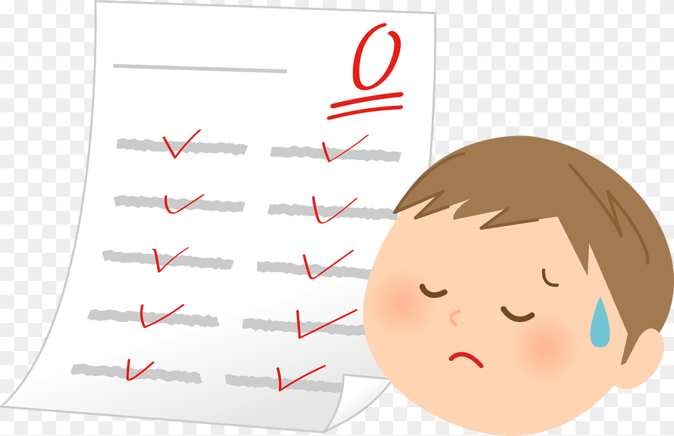Child Boy Answer Paper Clipart, Text, Face, Head, Person Png