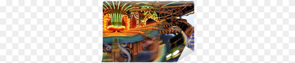Child Carousel, Amusement Park, Adult, Person, Man Free Transparent Png