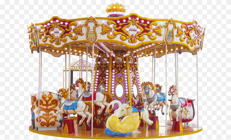 Child Carousel, Amusement Park, Play, Fun, Theme Park Free Png