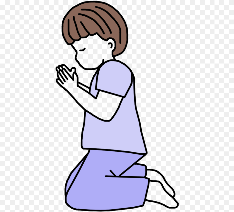 Child Clip Art Black And White, Kneeling, Person, Adult, Female Free Png Download