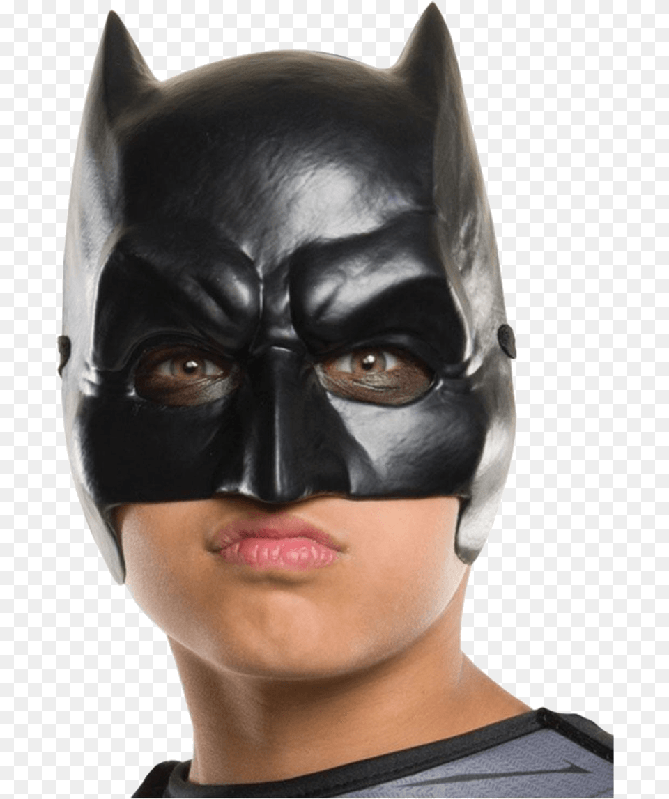 Child Dawn Of Justice Batman Mask, Adult, Male, Man, Person Free Png
