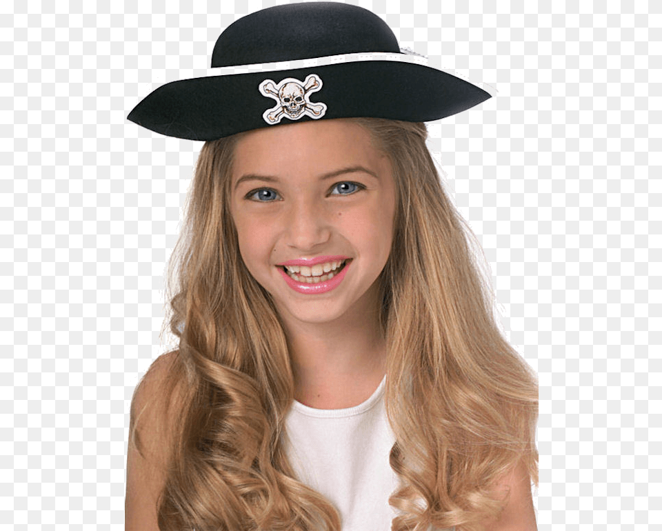 Child Deluxe Buccaneer Captain Hat Piratska Shapka, Sun Hat, Clothing, Adult, Person Png