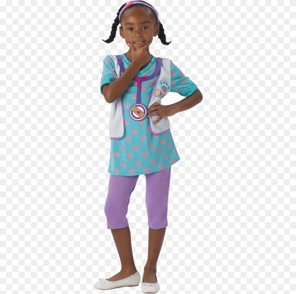 Child Disney Doc Mcstuffins Vet Costume Secret Power Costume Ideas, Clothing, Person, Female, Girl Free Transparent Png